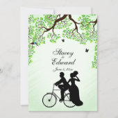 Bicycle Theme Weddenschap Kaart (Voorkant)