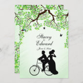 Bicycle Theme Weddenschap Kaart (Voorkant / Achterkant)