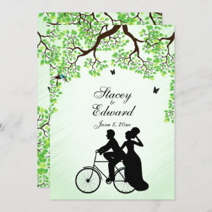 Bicycle Theme Weddenschap Kaart