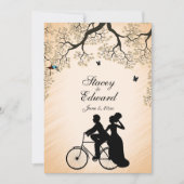 Bicycle Theme Weddenschap-wedstrijd Kaart (Voorkant)