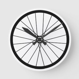 BICYCLE TIRE CLOCK RONDE KLOK