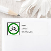 Bicycle Traffic Highway-teken Etiket (Insitu)