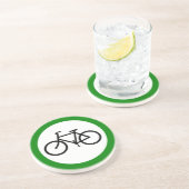 Bicycle Traffic Highway-teken Zandsteen Onderzetter (Zijkant)