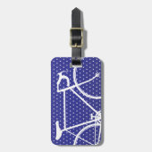 Bicycle Travel Bag Label Sjabloon Bagagelabel (Voorkant verticaal)