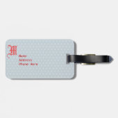 Bicycle Travel Bag Label Sjabloon Bagagelabel (Achterkant horizontaal)