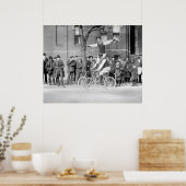 Bicycle Trick Riding, jaren 20 Poster (Keuken)