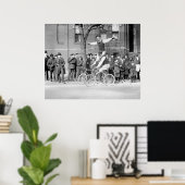 Bicycle Trick Riding, jaren 20 Poster (Thuiskantoor)