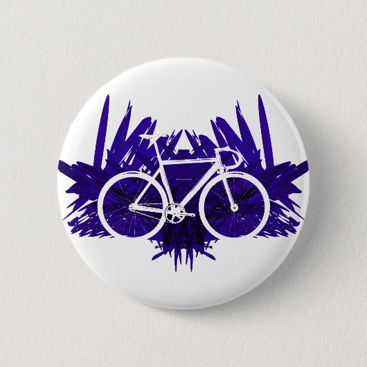 Bicycle volgen op Violet Ronde Button 5,7 Cm (Voorkant)