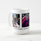 Bicycle warrior mok 15 oz. (Voorkant links)