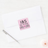 Bicycle Wedding Favor Stickers (Envelop)