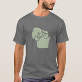 Bicycle Wisconsin t-shirt (Voorkant)