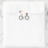 * BICYCLE WITH BALLOONS * STICKER (Tas)