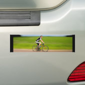 Bicycler - Bumpersticker (Op auto)