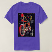 BICYCLES  1972 Wilde dragster Bike Advertis T-shirt (Design voorkant)
