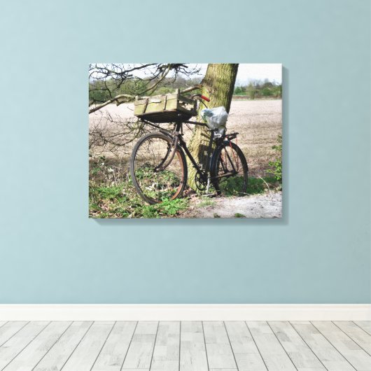 BICYCLES CANVAS AFDRUK (Insitu (Houten vloer))