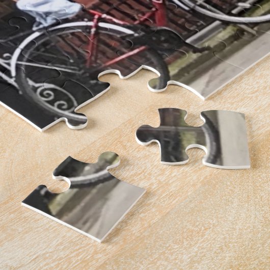 Bicycles, Fulham Road, Chelsea Londen Verenigd Kon Legpuzzel (Zijkant)