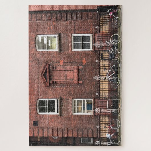 Bicycles, Fulham Road, Chelsea Londen Verenigd Kon Legpuzzel (Verticaal)