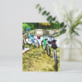 Bicycles in Park Briefkaart (Staand voorkant)