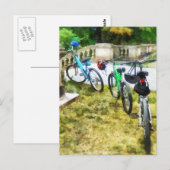 Bicycles in Park Briefkaart (Voorkant / Achterkant)