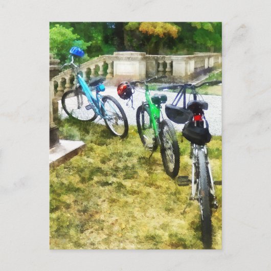 Bicycles in Park Briefkaart (Voorkant)