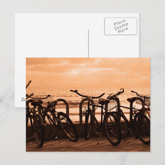 "Bicycles" Postcard Briefkaart (Voorkant / Achterkant)