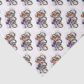 Bicycles Tissuepapier (Detail)