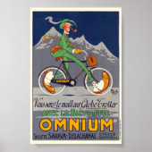 Bicyclette Omnium Vintage Poster 1924 (Voorkant)