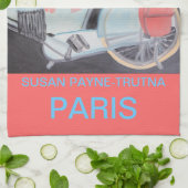 BICYCLETTE PARIS KITCHEN TOWEL THEEDOEK (Gevouwen)