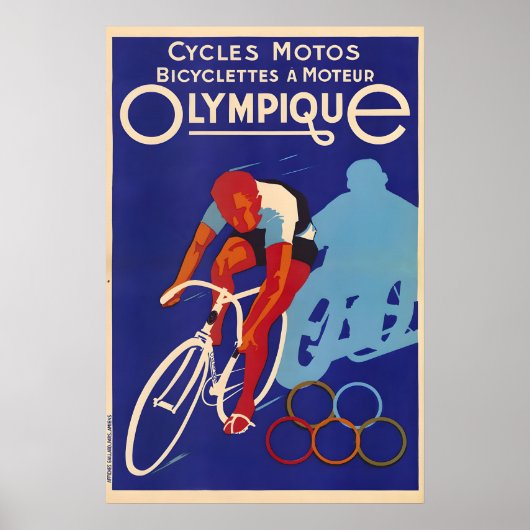 Bicyclettes Olympique Poster (Voorkant)