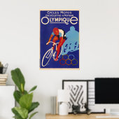 Bicyclettes Olympique Poster (Thuiskantoor)