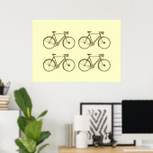 bicycli, print for walls (Thuiskantoor)