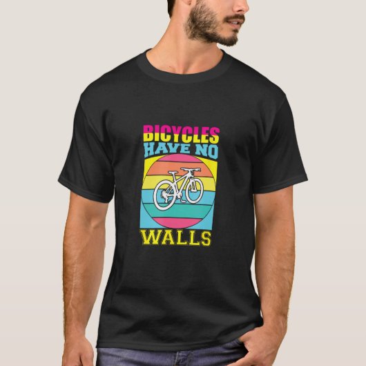 Bicycling Biker Cyclist Athlete marathon Bicycle T-shirt (Voorkant)