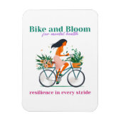 Bicycling Mental Health and Wellbeing Magneet (Verticaal)