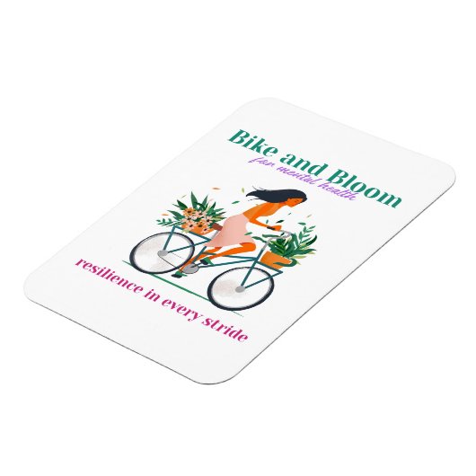 Bicycling Mental Health and Wellbeing  Magneet (Linkerzijde)
