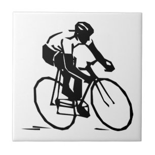 Bicyclist/cyclist/Rider Tegeltje