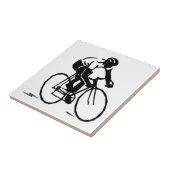 Bicyclist/cyclist/Rider Tegeltje (Zijkant)