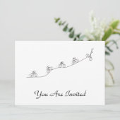 Bicyclist die over de heuvel gaat kaart (Staand voorkant)