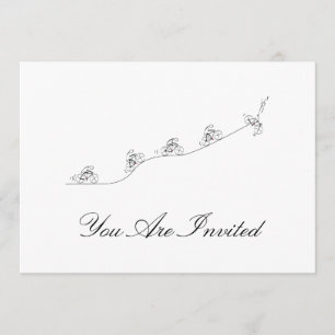 Bicyclist die over de heuvel gaat kaart