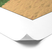 Bicyclist met vervagen poster (Hoek)