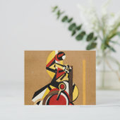 Bicyclist van Laszlo Moholy-Nagy Briefkaart (Staand voorkant)