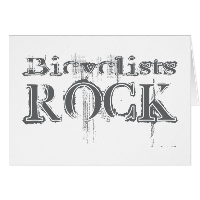 Bicyclists Rock (Voorkant Horizontaal)
