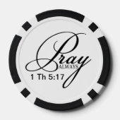 Bid altijd Aangepaste Keramische Poker Chips (Achterkant)