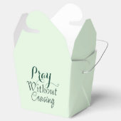 Bid Bijbelvers Christelijk Gebed Licht Groen Bedankdoosjes (Geopend)