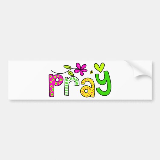 Bid Bumpersticker (Voorkant)