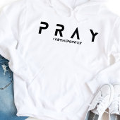 "Bid" Christelijk Bijbelvers Religieus Hoodie