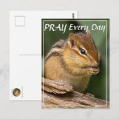 Bid Dagelijks Eekhoorntje Briefkaart (Voorkant / Achterkant)