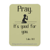 Bid dat het goed voor je is magneet (Verticaal)