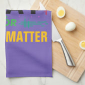 Bid dat het leven ertoe doet theedoek (Quarter Fold)