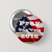 Bid de Button van de stemming van 2012 (Voorkant /achterkant)