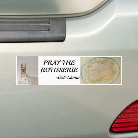 Bid de grill bumpersticker (Op auto)